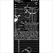 STAMPERIA STENCIL - CREATE HAPPINESS BOOK KSTDL64 12 X 25CM
